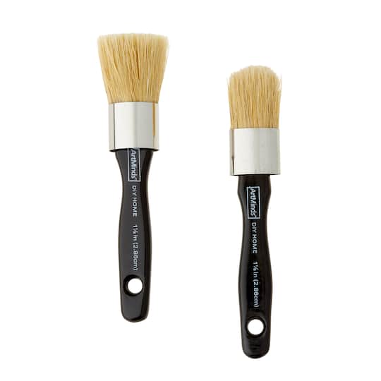 1.125" DIY Home Chalk & Wax Brush Set by Craft Smart™